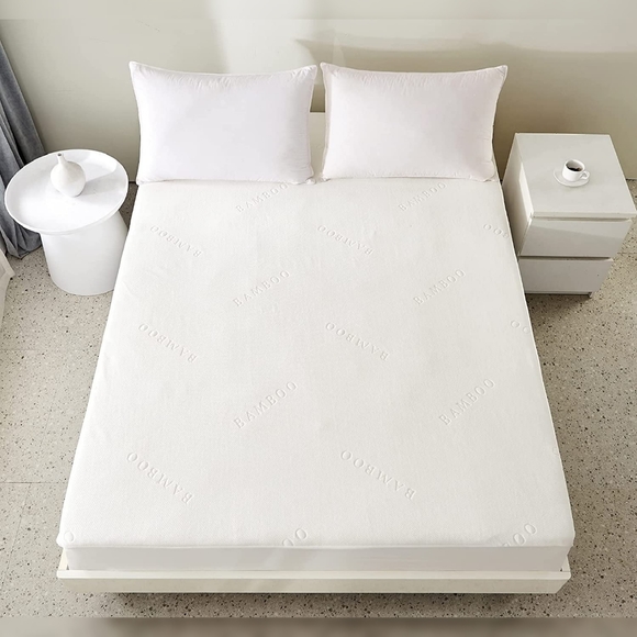 New! Bamboo Mattress Waterproof Protector Twin with Deep Pockets - Picture 5 of 6